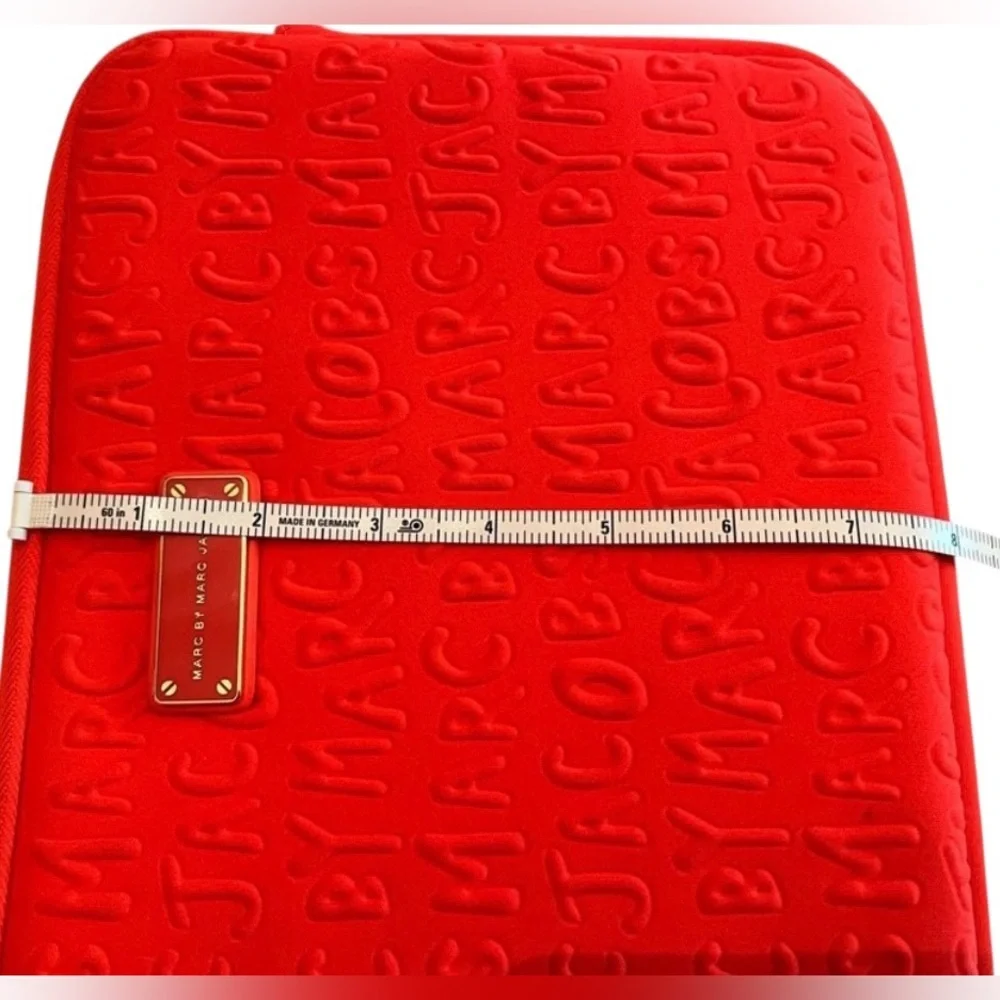 Marc By Marc Jacobs iPad case, bright orange/red color